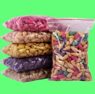 BZILO ONLY 100 Backflow Incense Cones Backflow Smoke Cone for backflow Burner K11 Blossom Dhoop