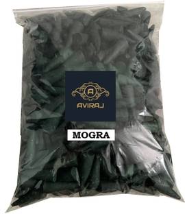 aviraj Mogra Incense Cones Dhoop For Pooja 500gm Pack Non Toxic Charcoal Free Jasmine Dhoop