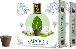 Zed Black Premium 24 Sambrani Dhoop Cups for Pooja for Everyday Use, 12Cups in Each Pack Dhoop