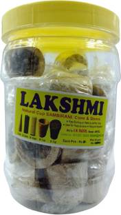 Smark Lakshmi Natural Cup Sambirani Cone and Stems (20 Pcs)|White|(1 Box) Dhoop