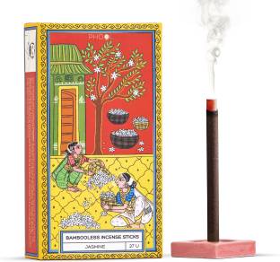 Phool Bambooless Jasmine Incense Sticks | Natural Dhoop for Pooja & Meditation Jasmine Dhoop