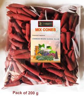 Padlaya Exclusive Dhoop Cones (Pack Of 200g) Jasmine Dhoop
