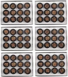 Airofine Fragrance 72 Guggal Loban Cow Dung Pooja Cups l Puja Item l Sambrani Dhoop Cup Tray Combo Guggul, Neem, Tulsi, Sandal Dhoop