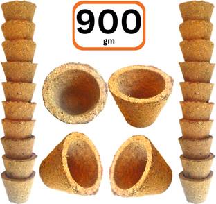 Gaumayam Empty Cow dung Cups 900 gm Dhoop Cups Sambrani/Loban/Guggal/Camphor/Hawansamgri natural herbs