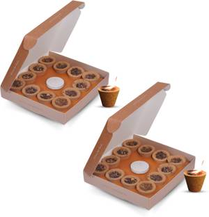 Floranile Organic Havan Cups | Sambrani Cups ( Loban/Guggal ) | Charcoal Free | 24 Cups Floral Dhoop