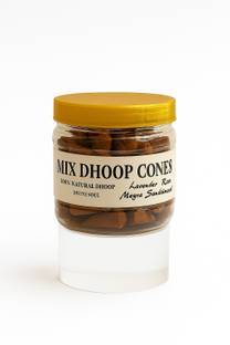divyacam ScentedSoul Assorted Dhoop – 40 pcs Combo Rose, Sandal, Jasmine, Lavender Dhoop