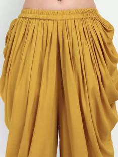 SK Creation Women's Solid Rayon DhotI/Patiala Pants Stylish & Comfortable for Every Occasion Solid Women Dhoti