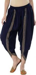 Vriaane Vriaane EMBROIDERED Women Patiala Ethnic Dhoti Self Design Women Dhoti