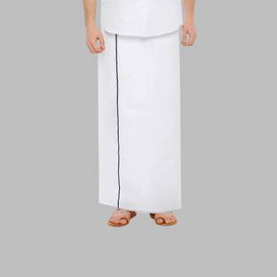 vannamayil Self Design Men Dhoti