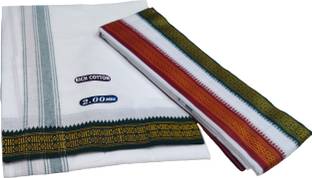 MPS Dhoti Self Design Men Dhoti