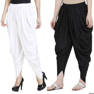 Prashra Rayon Fabric Solid Women Dhoti Solid Women Dhoti