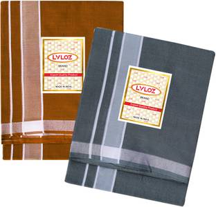 Lvloz Solid Men Dhoti