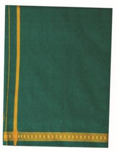 sudharsana GREEN PINTEX SINGLE PCS PACK Solid Men Dhoti