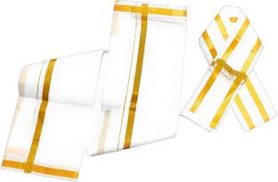 shershaan Solid Men Dhoti