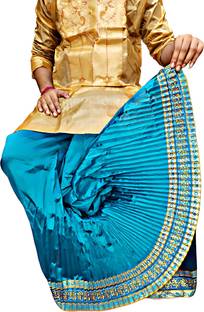 AMIT ONLINE Stylish Mour Puccha Self Design Men Dhoti
