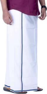 TUNI MANI Gundanju Cotton 2.0meter Solid Men Dhoti