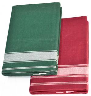 TUNI MANI Plain Solid Men Dhoti