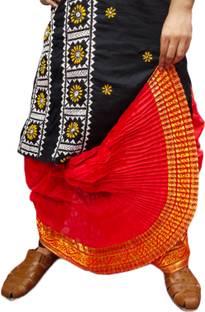 AMIT ONLINE Stylish Mour Puccha Self Design Men Dhoti