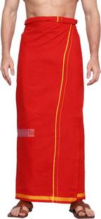 GOWRI TEX Solid Men Dhoti