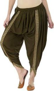 Vriaane Vriaane EMBROIDERED Women Patiala Ethnic Dhoti Self Design Women Dhoti