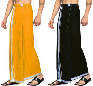 sudharsana Striped Men Dhoti
