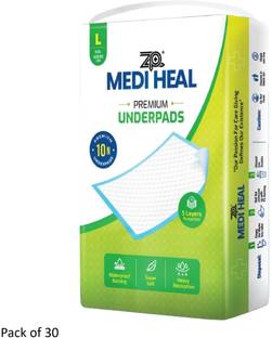 OTICA Premium Disposable Underpads Super Absorbent, Leak-Proof (30, L - 60 * 90). Diaper Bag Dispenser