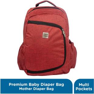 MeeMee Waterproof Maternity Backpack for Moms with Multiple Pockets & Changing Mat Baby Diaper Bag