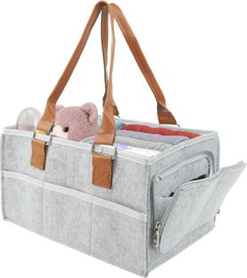 Verilux Baby Diaper Caddy Organizer with Inserts for Nursery Storage Storage Box