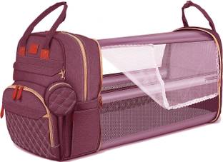 IndiRocks Multifunctional Mummy Bag Foldable Nappy Backpacks Baby Bed-41x30 Cm Diaper Bag