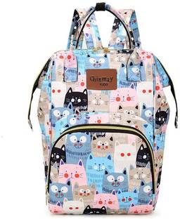 Chinmay Kids Large Capacity Mother Bag Diaper Backpack with Insulated Bottle Storage Diaper bag