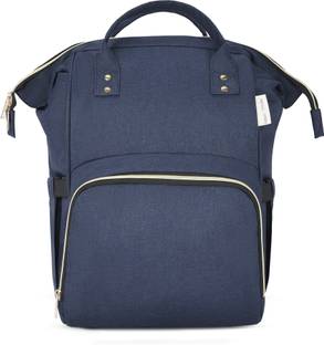 haus & kinder Chic Diaper Bag Backpack for New Parents (Capacity - 20L) , Navy Diaper Bags
