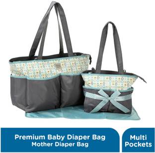 MeeMee Waterproof Maternity Backpack for Moms with Multiple Pockets & Changing Mat Baby Diaper Bag