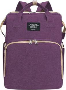 Zhola Motherly Crown Dual Tone Diaper Backpack for Mothers Maternity Bag for Newborn Diaper Bag