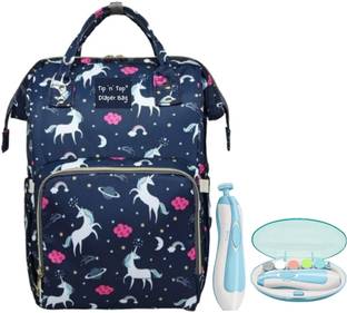 Tip 'n' Top Premium Baby Diaper Bag for Mother and Baby Nail Trimmer Baby Diaper Bag & Nail Trimmer Combo