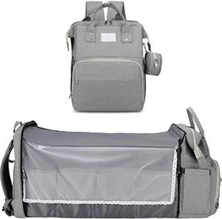 ComfyStyle Diaper Bag with Changing Station, Large Capacity Baby Backpack for Traveling with Insulated Milk Bottle Pocket-40x30x20 Cm