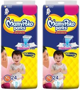 MAMY POKO PANTS Pants Standard Baby Diapers XL - 24+24 Pieces - XL