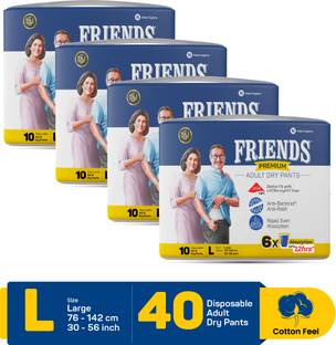 FRIENDS Premium Pull Up Pant Adult Diapers - L