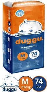 Duggu Soft Baby Diaper Pants | 7-12 kg | Up to 10 Hours Absorption | Pack of 1 - M