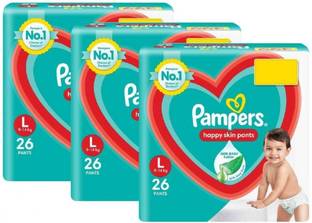 Pampers Happy Skin Pants Value Pack - L