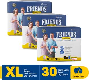 FRIENDS Premium Pull Up Pant Adult Diapers - XL