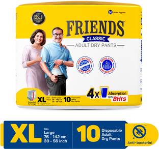 FRIENDS Classic Diaper Pull Ups Pants Adult Diapers - XL