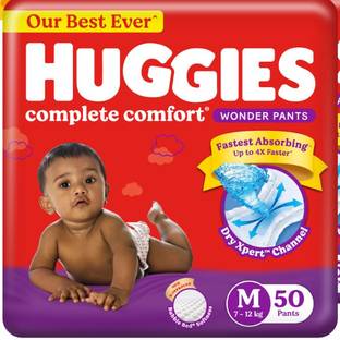 Huggies Complete Comfort Wonder Pants Medium (M) Size (7-12 Kgs) - L