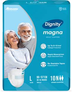 DIGNITY Magna Tape Style Adult Diapers - L
