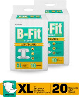 B-FIT Adult Diaper Economy Tape Style Adult Diapers - XL