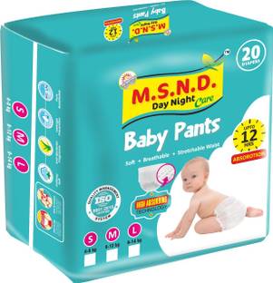 Day Night Care Baby Pants Diapers for Unisex - S