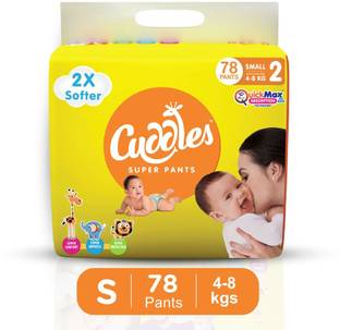 Cuddles - Super Pants Pant Style Diaper - S