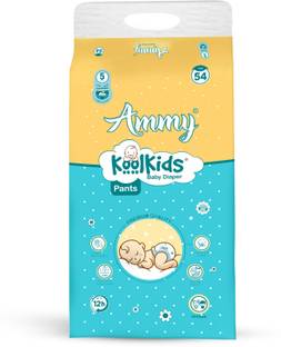 AMMY KOOL KIDS Extra Absorb Baby Diaper Pants, Rash Free Diaper Pants for Babies (12-17Kg) - XL
