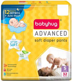 babyhug Advanced Pant Style **Diaper Small - 32 Pieces** - S