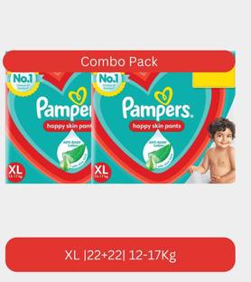 Pampers xl size baby diaper 22+22 - XL
