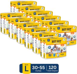 NOT OUT Overnight Protection with 3D Core, Odour Control & Up to 12-Hour Absorption - L